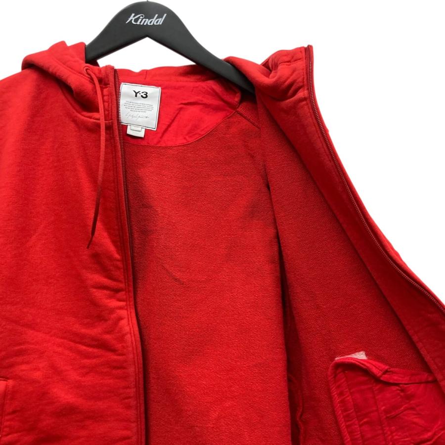 Y-3 【値下げ】Y-3 ジップアップパーカー GK4482 レッド サイズ：S (EC 