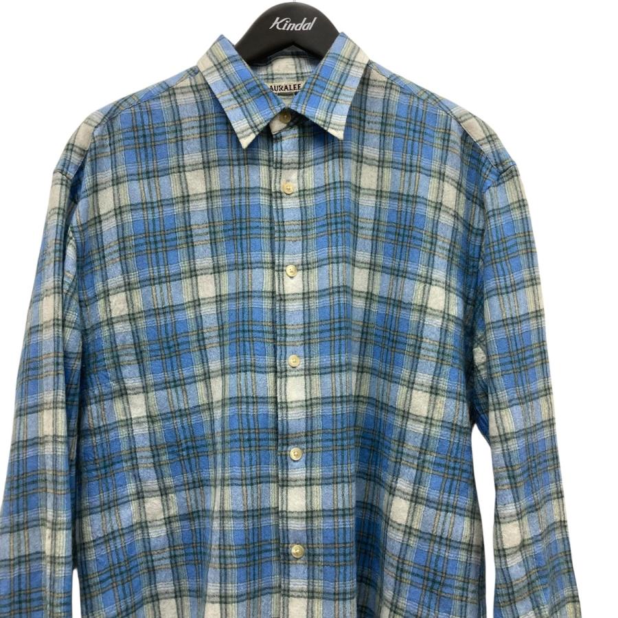 AURALEE 24AW AIRY WOOL CHECK SHIRT オーラリー AURALEE AIRY WOOL CHECK SHIRT – Chum!