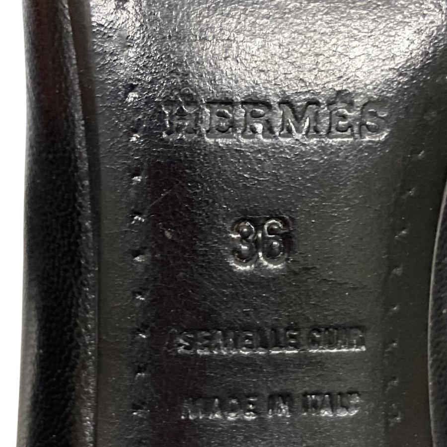 HERMES（エルメス） 【値下げ】HERMES ヒールパンプス ブラック サイズ 