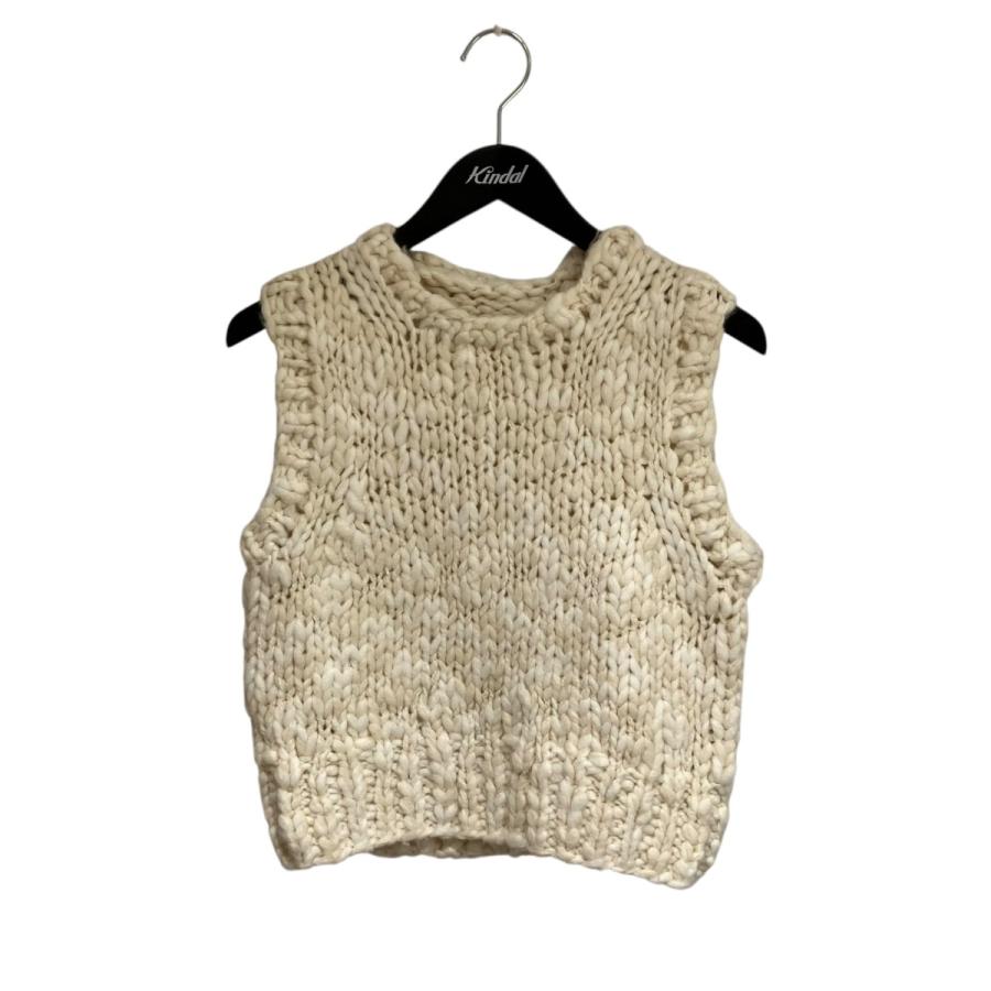 emmi ウールミックスハンドニットベスト ウールミックスハンドニットベスト(ジレ/ベスト)｜アウター｜emmi