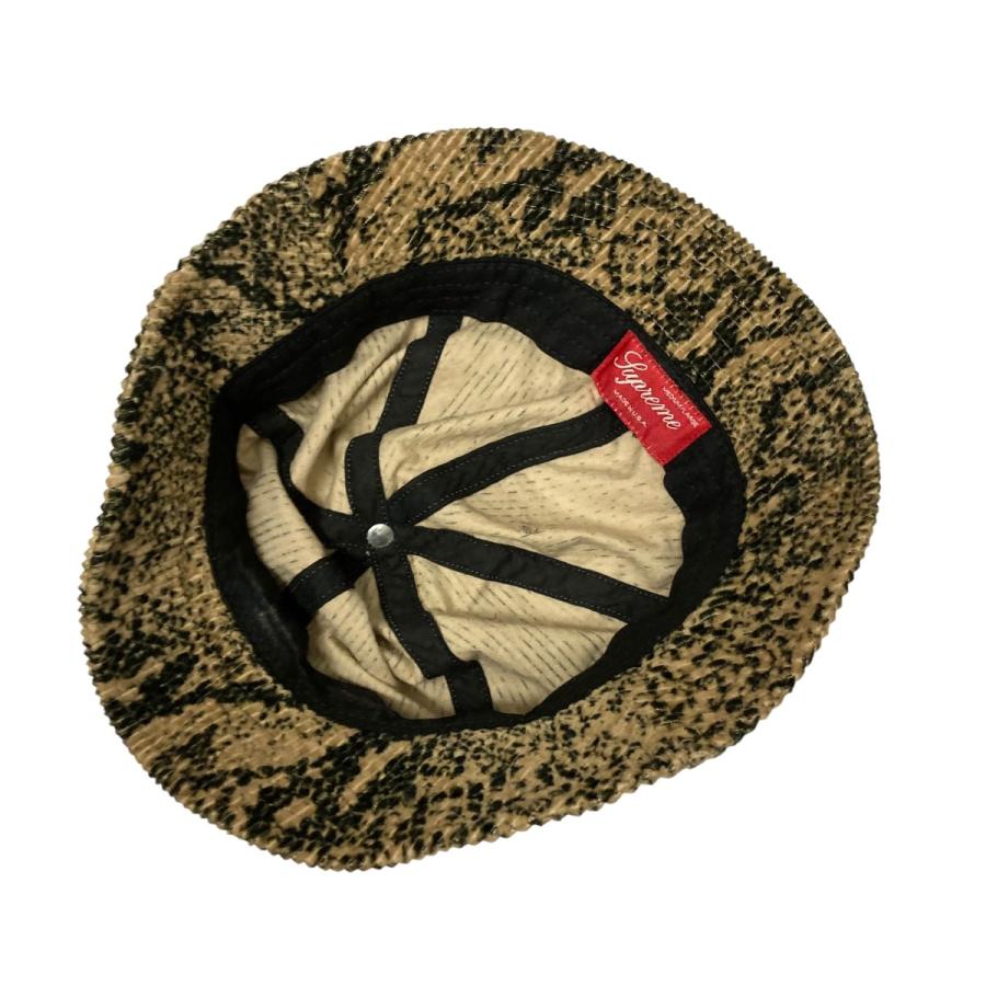 Supreme シュプリーム Snakeskin Corduroy Bell Hat 総柄