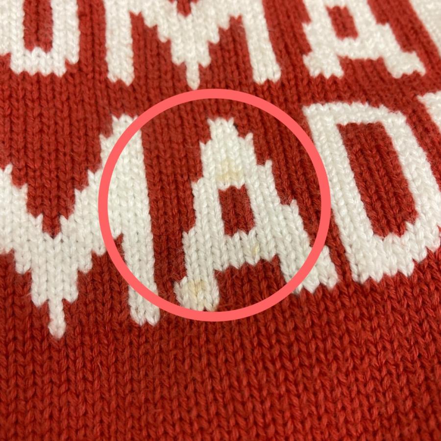 HUMAN MADE ヒューマンメイド ボーダーニット ホワイト×ネイビー