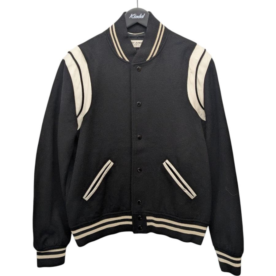 サンローランパリ Saint Laurent Paris テディジャケット ブラック