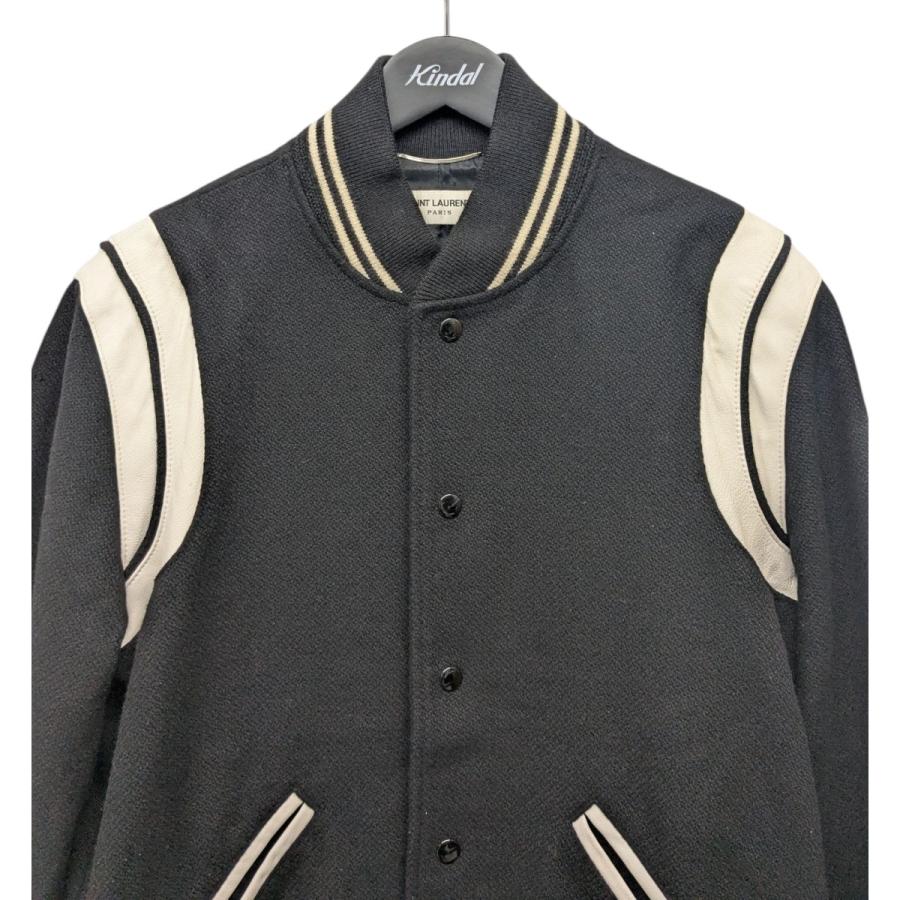 サンローランパリ Saint Laurent Paris テディジャケット ブラック