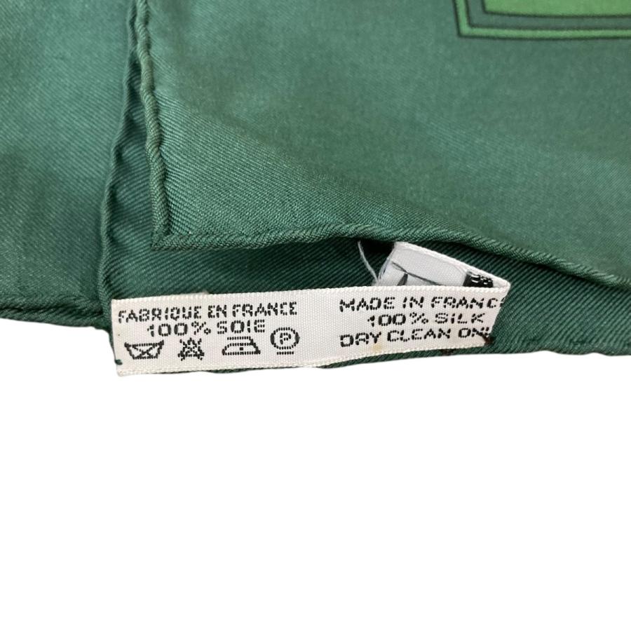 HERMES　エルメス　カレ90　スカーフ　グリーン HERMES（エルメス） カレ90 LE TAROT シルクスカーフ グリーン サイズ
