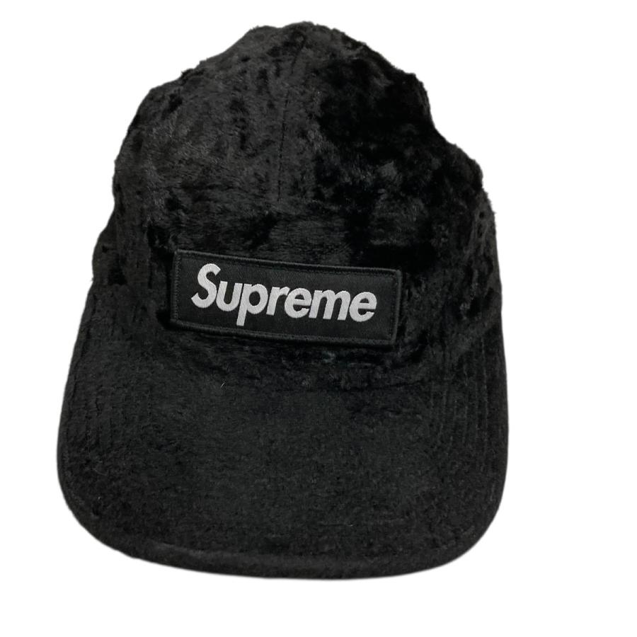 Supreme（シュプリーム） ベロアキャップ ブラック サイズ：0/S