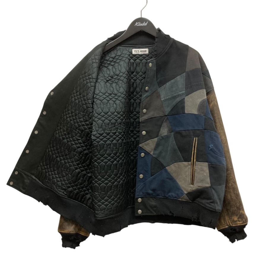 値下げ】TTT MSW Vintage Handwork Stadium Jacket レザースリーブ切替