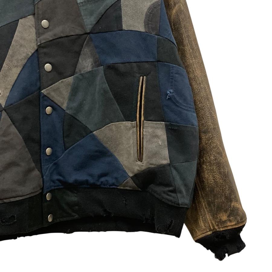 値下げ】TTT MSW Vintage Handwork Stadium Jacket レザースリーブ切替