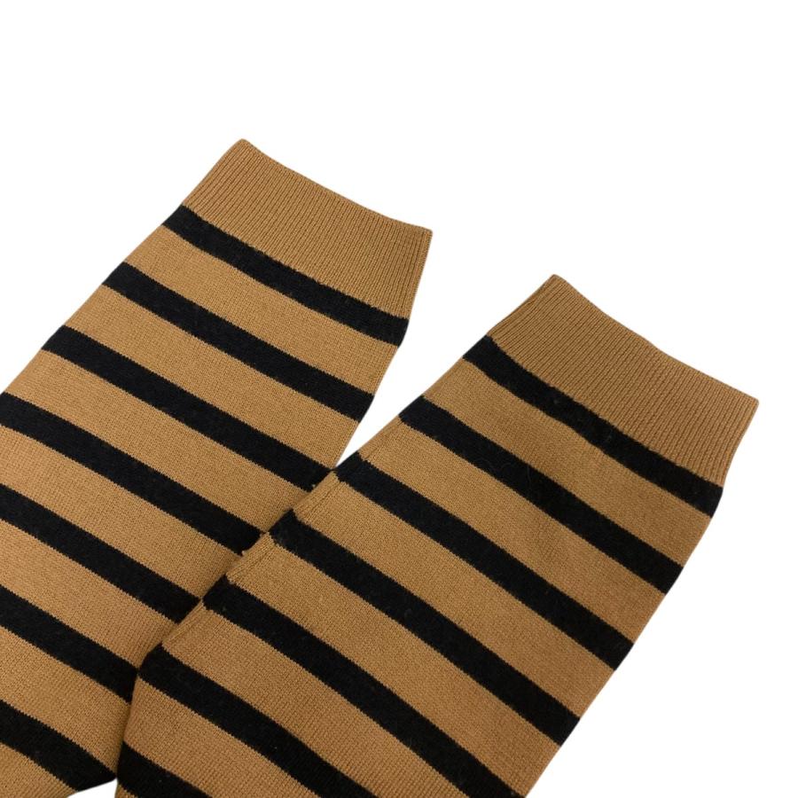 JOHN SMEDLEY（ジョンスメドレー） ボーダーニット ベージュxネイビー