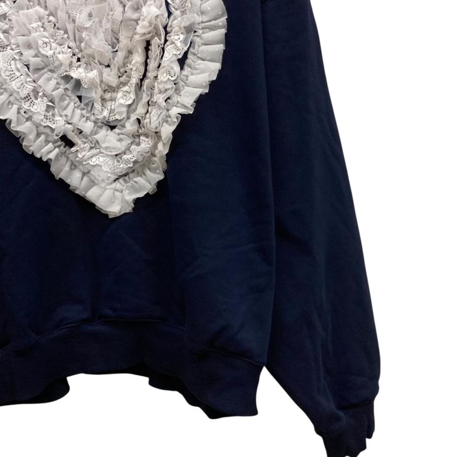 ポピー POPPY ハートフリルスウェット ネイビー サイズ：Free