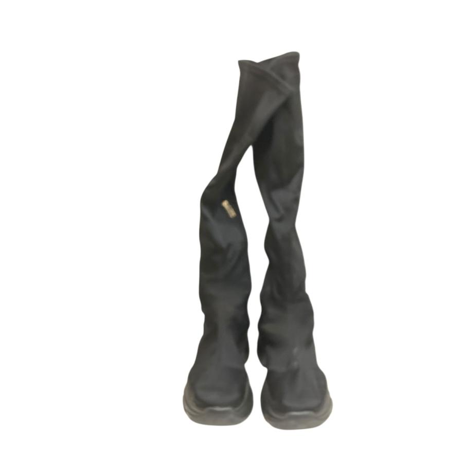 YELLO ソックスブーツ ブラック XLサイズ 値下げ】YELLO TOKYO BLACK SNEAKER LONG BOOTS ロングソックスブーツ