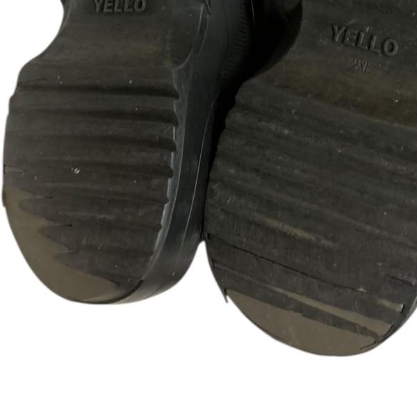 値下げ】YELLO TOKYO BLACK SNEAKER LONG BOOTS ロングソックスブーツ