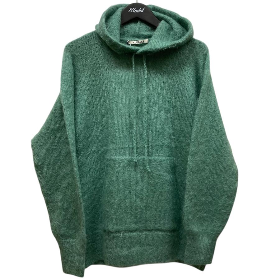 AURALEE（オーラリー） AURALEE 23AW フーデッドモヘアニットパーカー