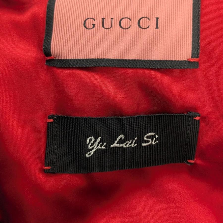 GUCCI（グッチ） GUCCI DIYスネーク刺しゅうサテンスカジャン 443928