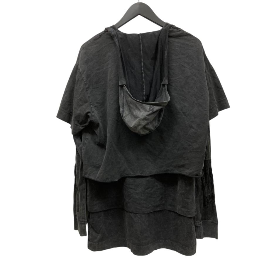 84c27 GLAMOUR by GIVENCHY ジバンシィ ロングシャツ チュニック丈 ウールブレンド ロングスリーブシャツ 薄手 レディース 女性服 サイズ44 ブラックu02t 84c27 GLAMOUR by GIVENCHY ジバンシィ ロングシャツ チュニック丈