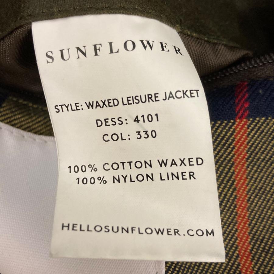 サンフラワー SUNFLOWER WAXED LEISURE JACKET オイルドジャケット