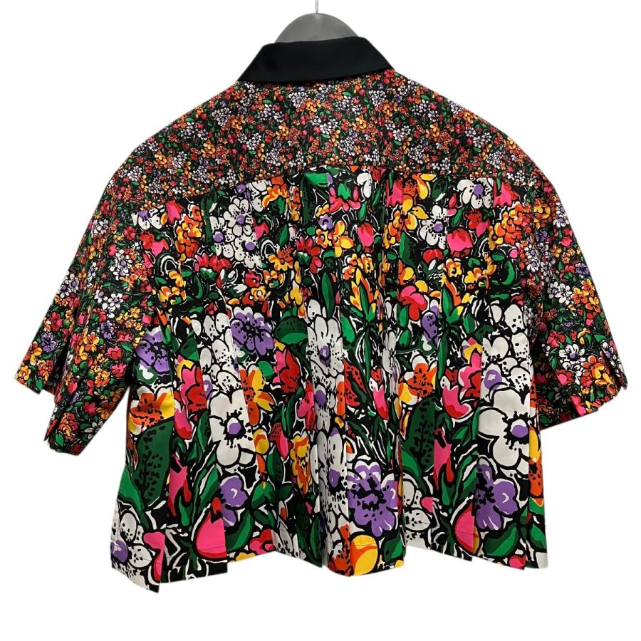 sacai（サカイ） sacai 23SS フローラルプリントプリーツ半袖シャツ 23