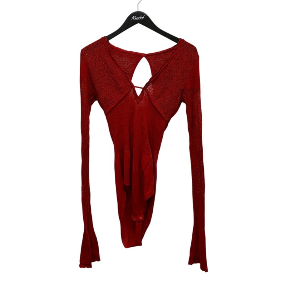 フェティコ FETICO 24SS LACE KNIT V-NECK BODYSUIT ボディスーツ