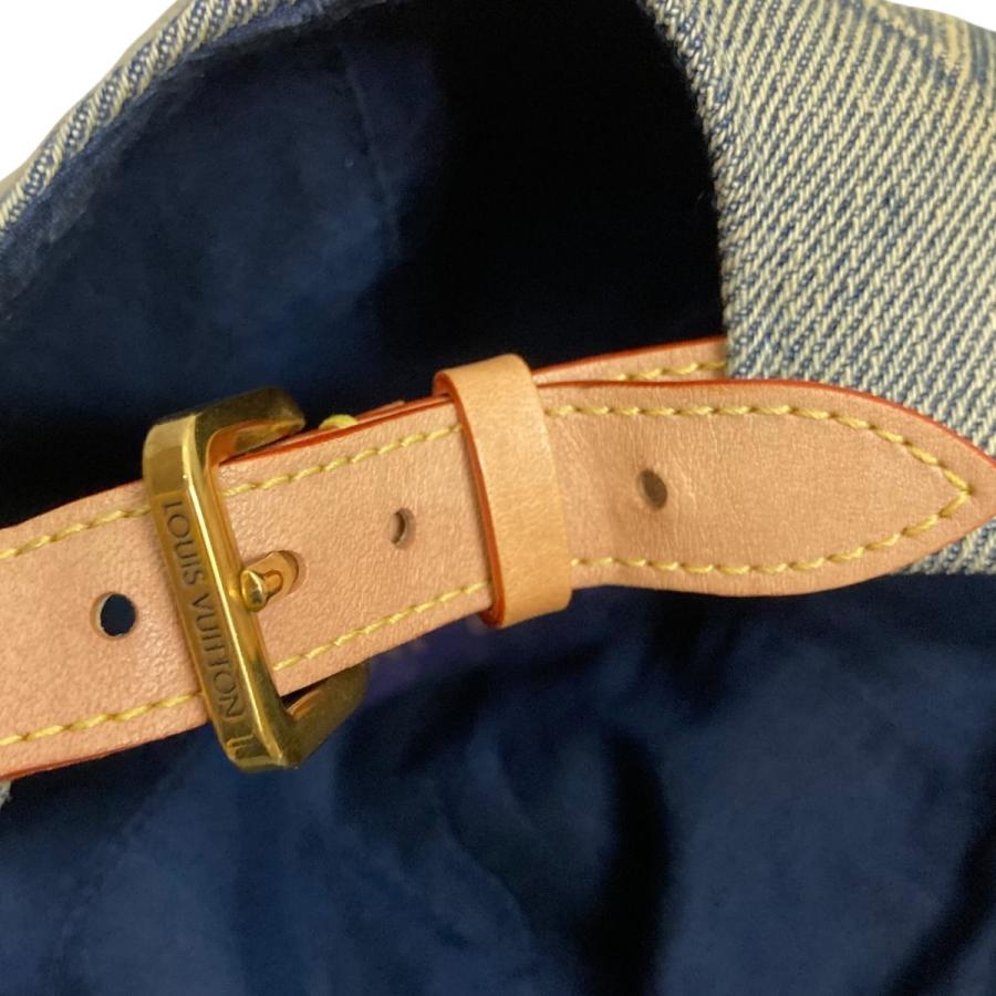 LOUIS VUITTON（ルイ・ヴィトン） モノグラムデニムキャップ M7156L