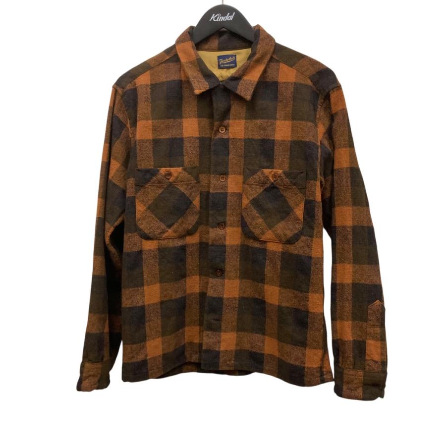 TENDERLOIN テンダーロイン チェックシャツ　S TENDERLOIN（テンダーロイン） チェックシャツ ブラウン サイズ：S