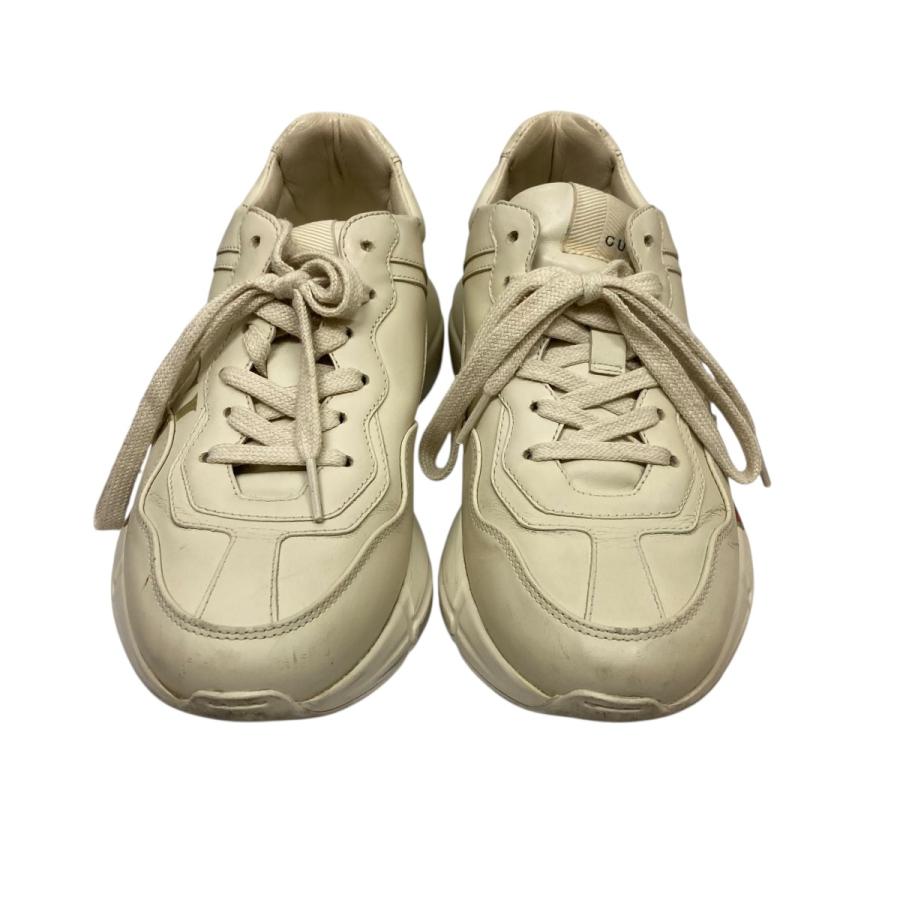 GUCCI（グッチ） 【値下げ】GUCCI ロゴスニーカー 528892 ベージュ
