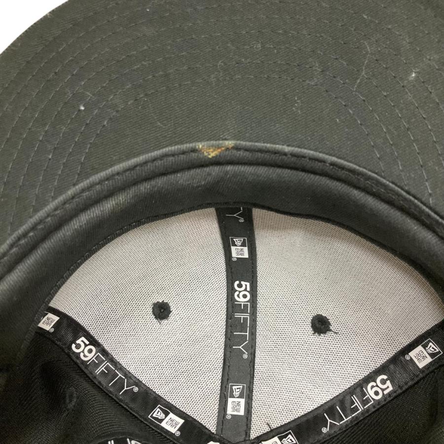 値下げ】Needles×New Era 刺しゅうキャップ ブラック サイズ：71/4 (EC