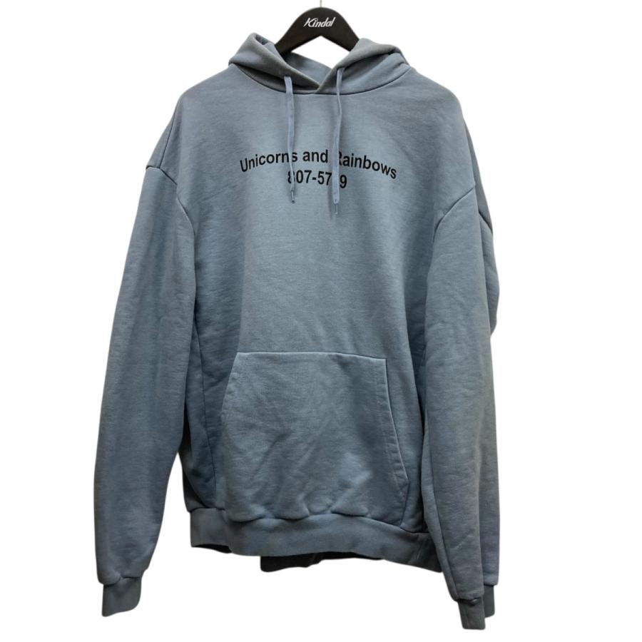 専用　vetements  18ss パーカー size s ヴェトモン VETEMENTS 18SS Rainbows Unicorn Hooded ユニコーン