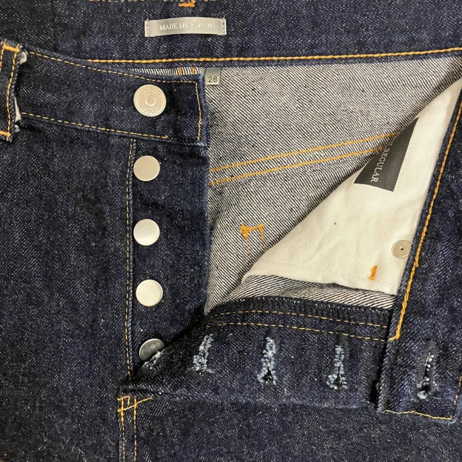 美品 DIOR sacai ストレート デニム パンツ 33 ディオール サカイ ディオール×サカイ DIOR×sacai 21AW Slim-Fit Jeans Low Cotton Denim