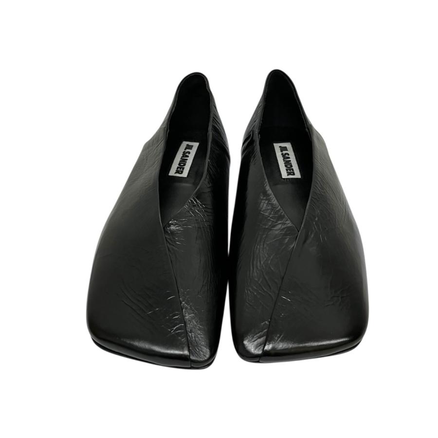 JIL SANDER（ジルサンダー） スクエアトゥ バレーレザーシューズ