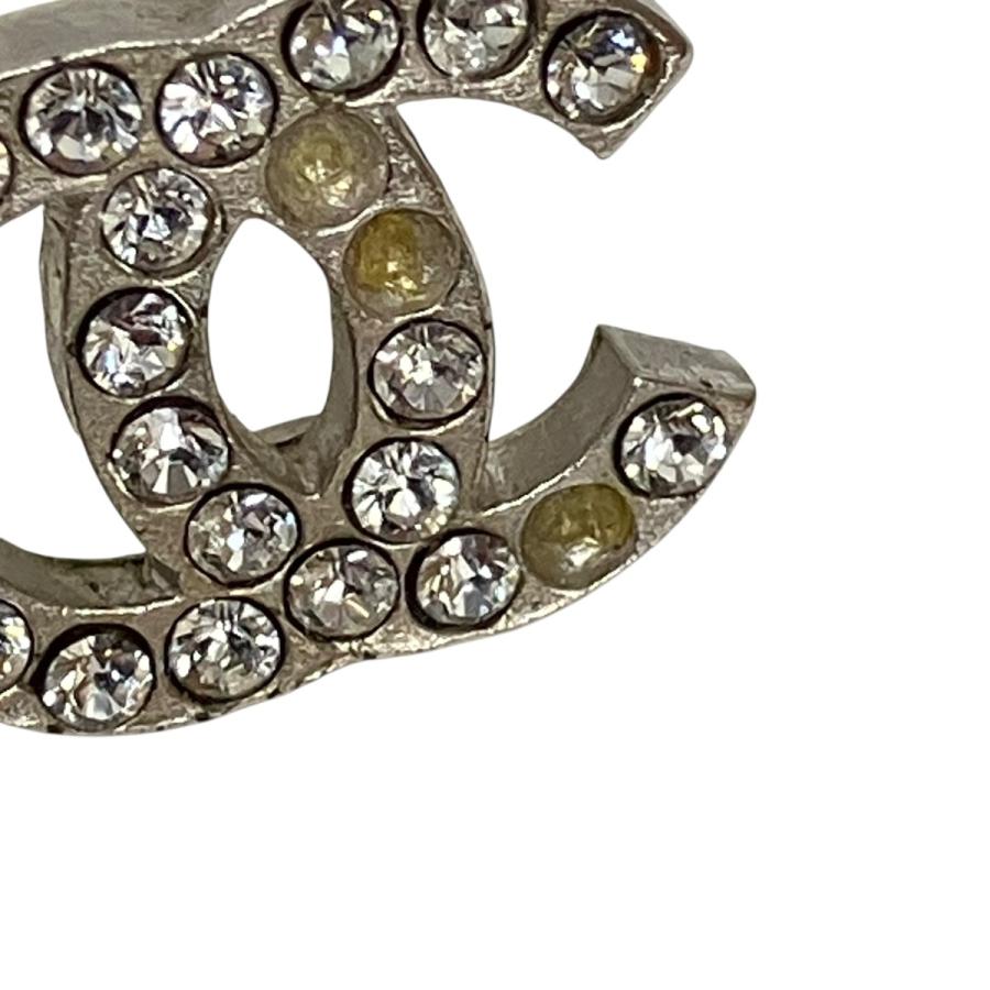 りりん CHANEL シルバー ココピアス CHANEL（シャネル） ココマークラインストーンピアス シルバー サイズ