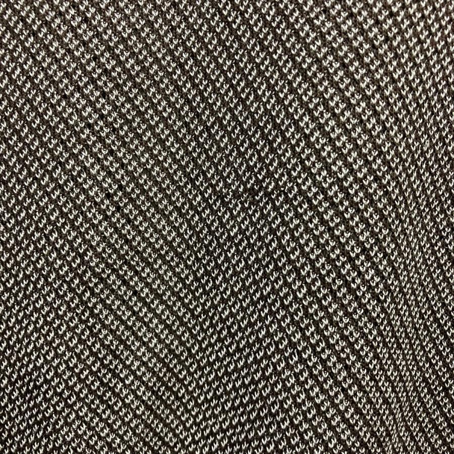 プラダ PRADA 15SS geometric knit シルク混Vネックニット UMA333 ブラウン サイズ：52_8
