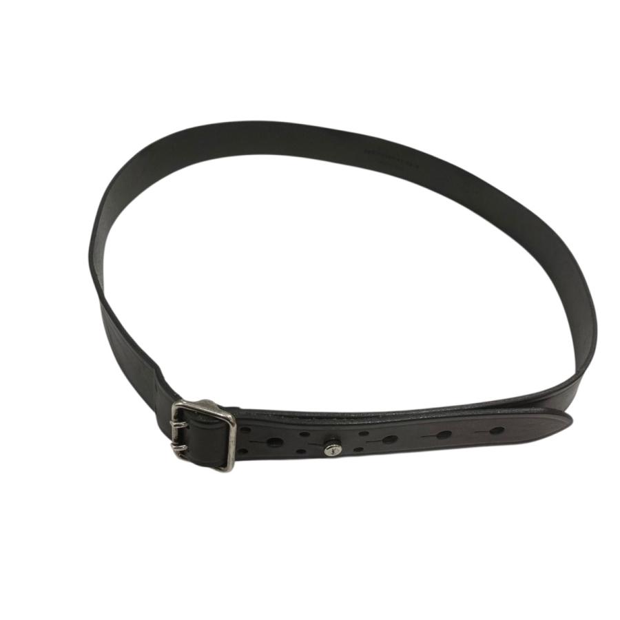 サンローランパリ Saint Laurent Paris レザーベルト ブラック サイズ 