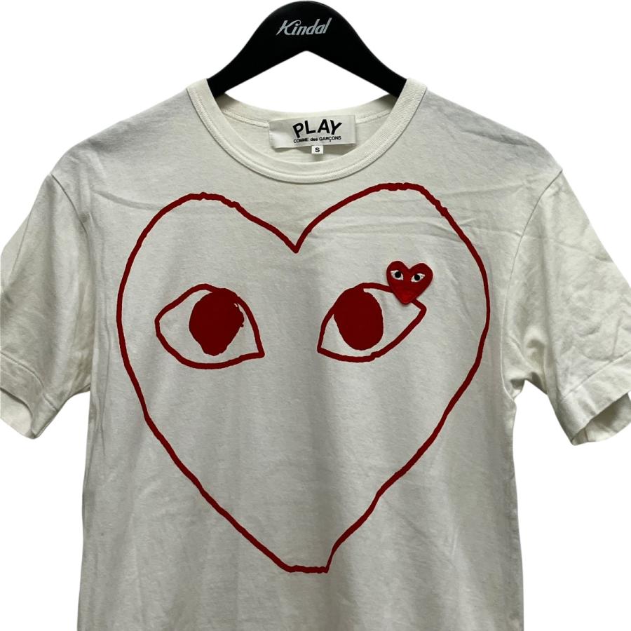 PLAY COMME des GARCONS プレイコムデギャルソン ハートロゴTシャツ AZ