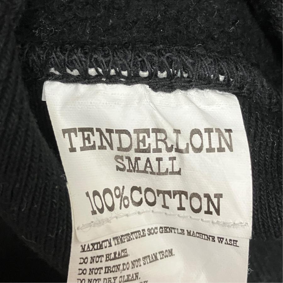 TENDERLOIN（テンダーロイン） プリントスウェットトレーナー ブラック
