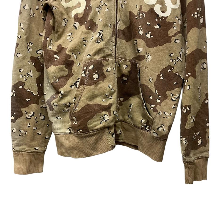 STUSSY（ステューシー） カモ柄ジップパーカー ベージュ サイズ：M