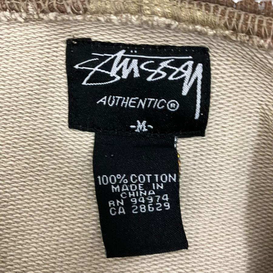 STUSSY（ステューシー） カモ柄ジップパーカー ベージュ サイズ：M