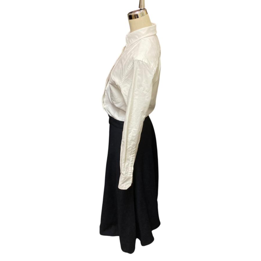 トム・ブラウン Thom Browne 2PLY FRESCO HIGHWAIST A-LINE SHIRT DRESS 2 PLY フレスコ ハイウの画像