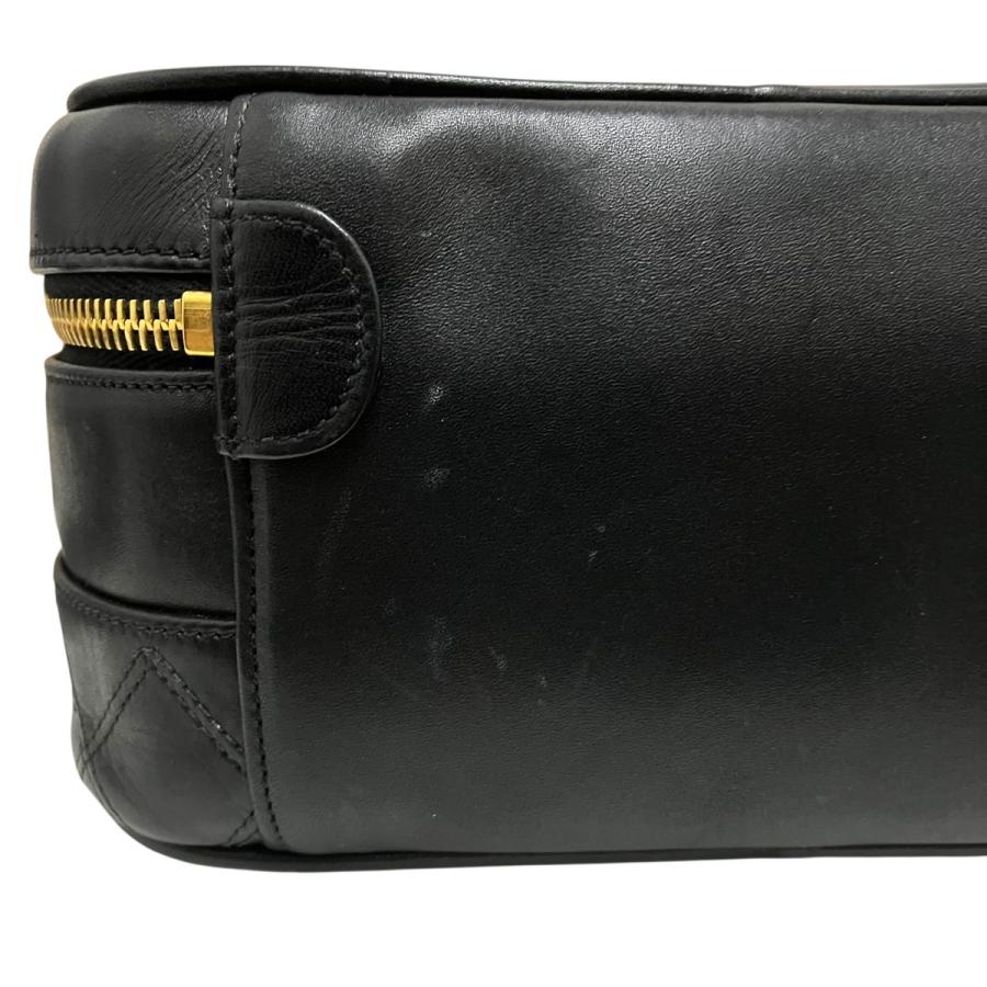 シャネル CHANEL ラムスキンバニティバッグ ブラック サイズ：ONE SIZE_8