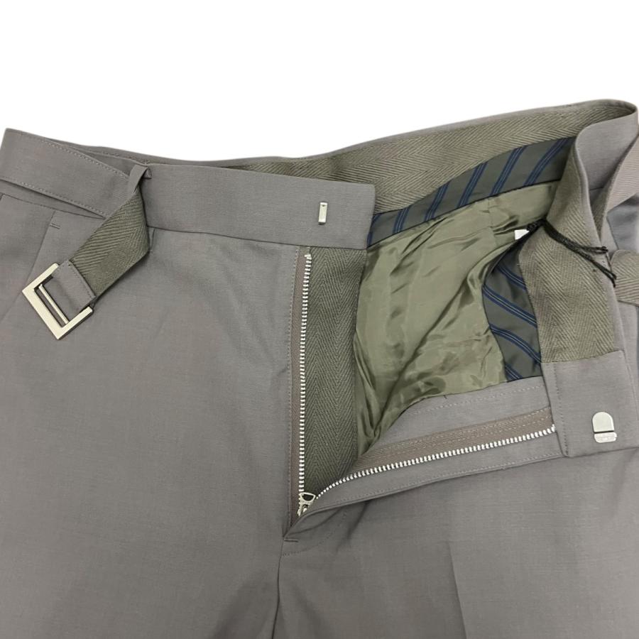 sacai（サカイ） ベルテッドサイドラインパンツ 25-03711M オリーブ