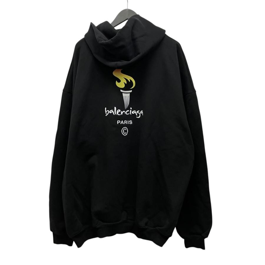 balenciaga フレイム ロゴ パーカー フーディー BALENCIAGA（バレンシアガ） BALENCIAGA Embroidery Flame Hoodie