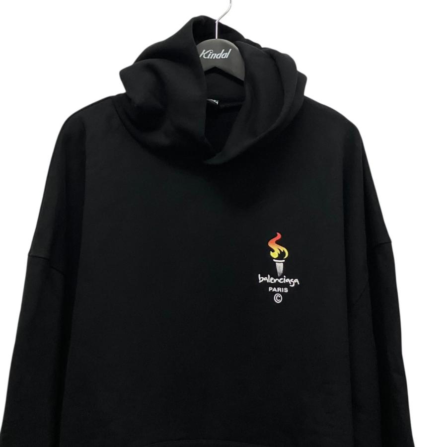 balenciaga フレイム ロゴ パーカー フーディー BALENCIAGA（バレンシアガ） BALENCIAGA Embroidery Flame Hoodie
