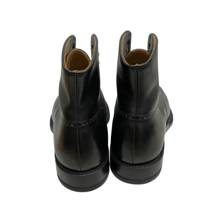 カルマンソロジー CALMANTHOLOGY POLICE BOOTS レザーレースアップブーツ A 6555 ブラック サイズ：UK7の画像