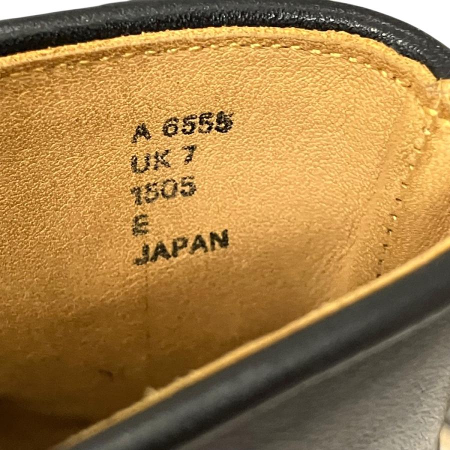 カルマンソロジー CALMANTHOLOGY POLICE BOOTS レザーレースアップブーツ A 6555 ブラック サイズ：UK7の画像