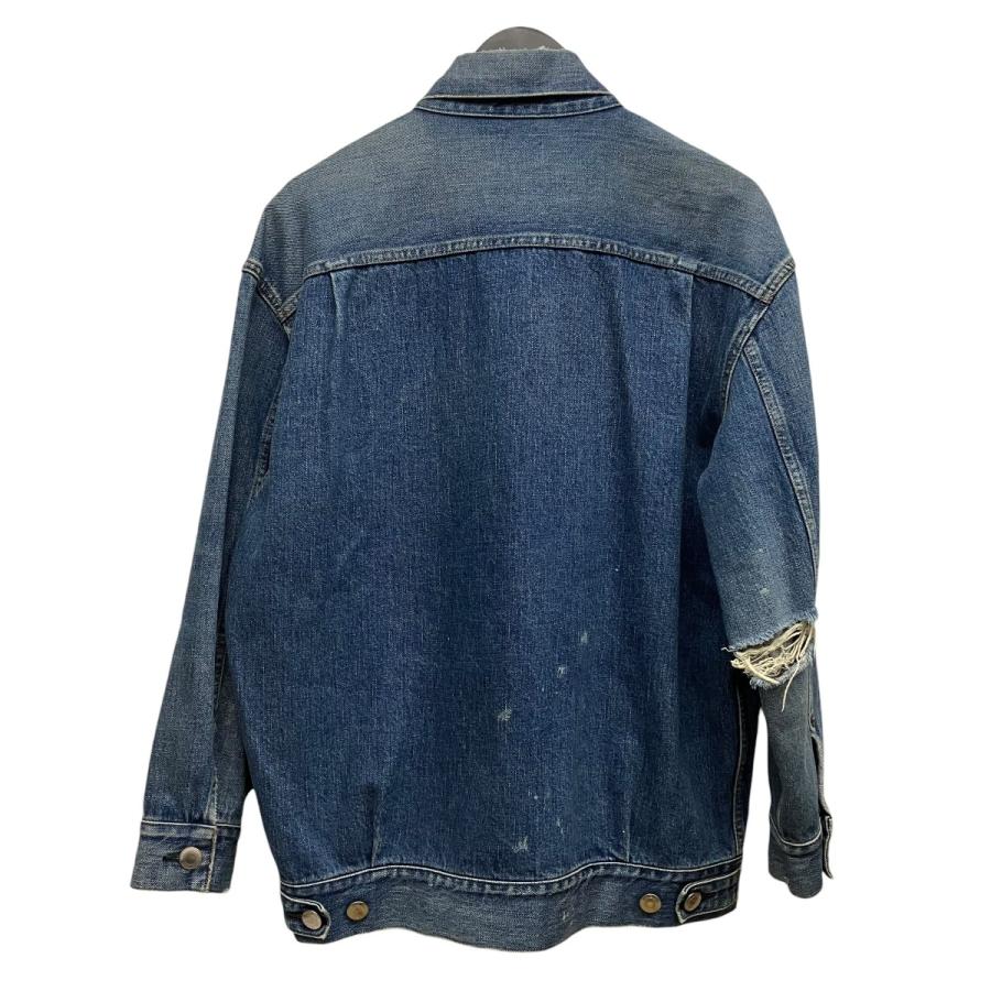 HYKE - HYKE  デニムジャケット　BIG FIT Gジャン　ダメージデニム HYKE（ハイク） HYKE BIG FIT ダメージ加工デニムジャケット