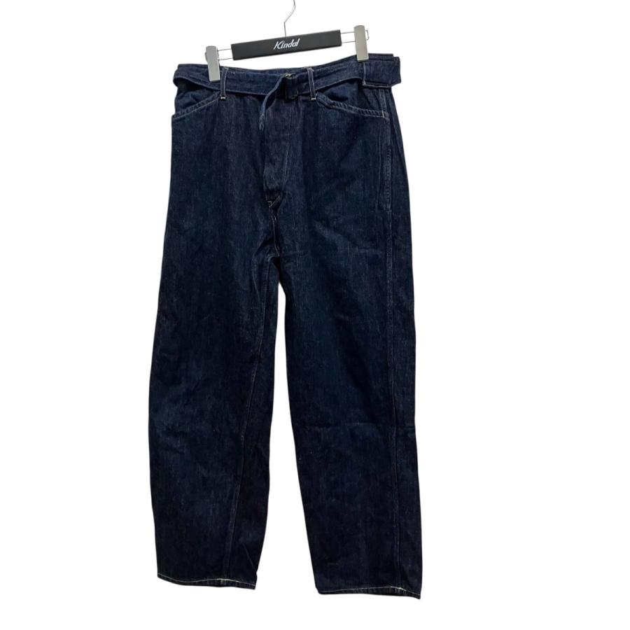 COMOLI（コモリ） COMOLI 21AW ベルテッドデニムパンツ U03-03011