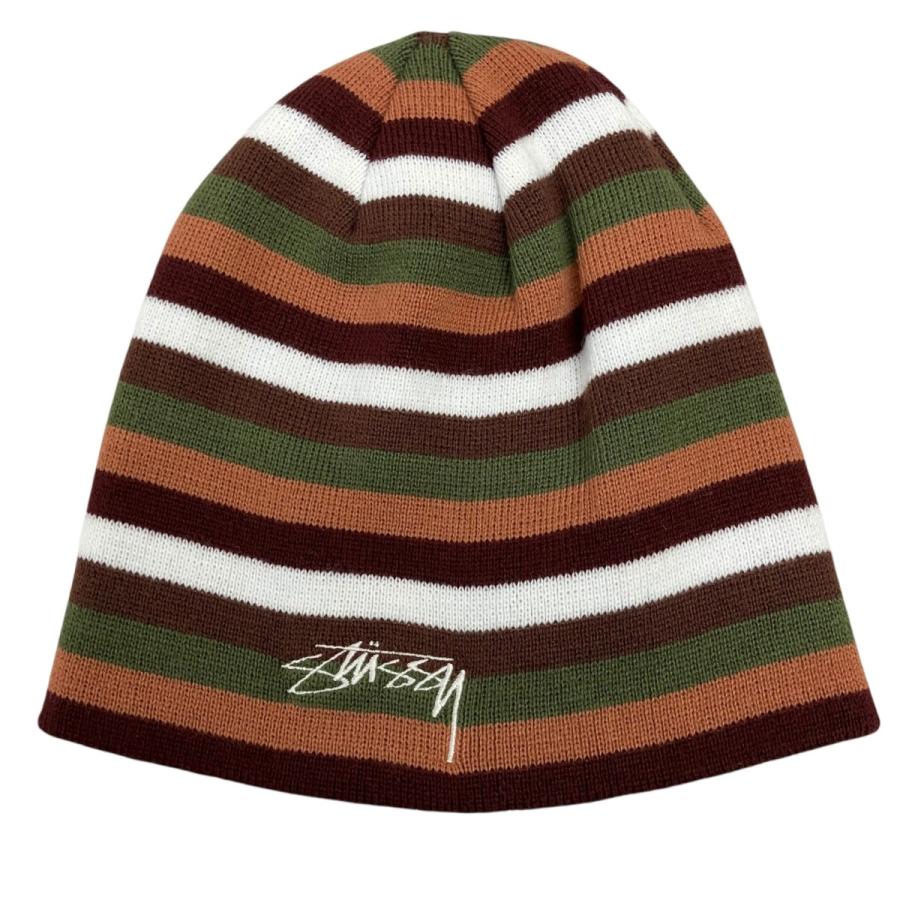 STUSSY（ステューシー） stussy SMOOTH STOCK STRIPED SKULLCAP ニット
