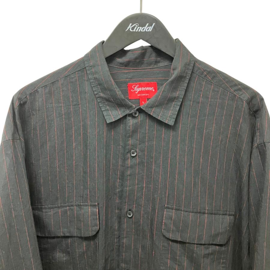 Supreme（シュプリーム） Supreme 23SS Pinstripe Linen Shirt 長袖