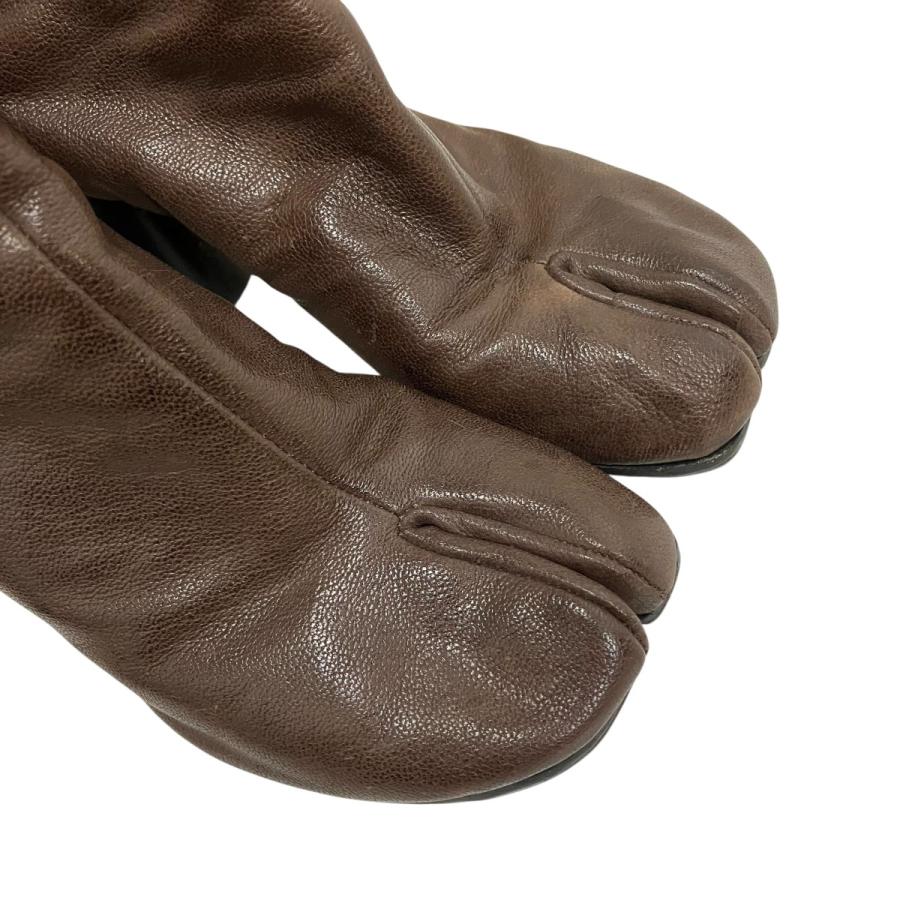 お値下げ メゾンマルジェラ 足袋ブーツ (メゾンマルジェラ) Margiela 中古・古着通販】Maison 足袋ブーツサイズ37ブラウン 靴