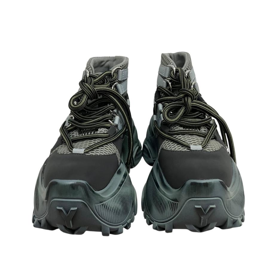 イエロ YELLO TRACKER SHORT BOOTS ハイカットスニーカー グレー