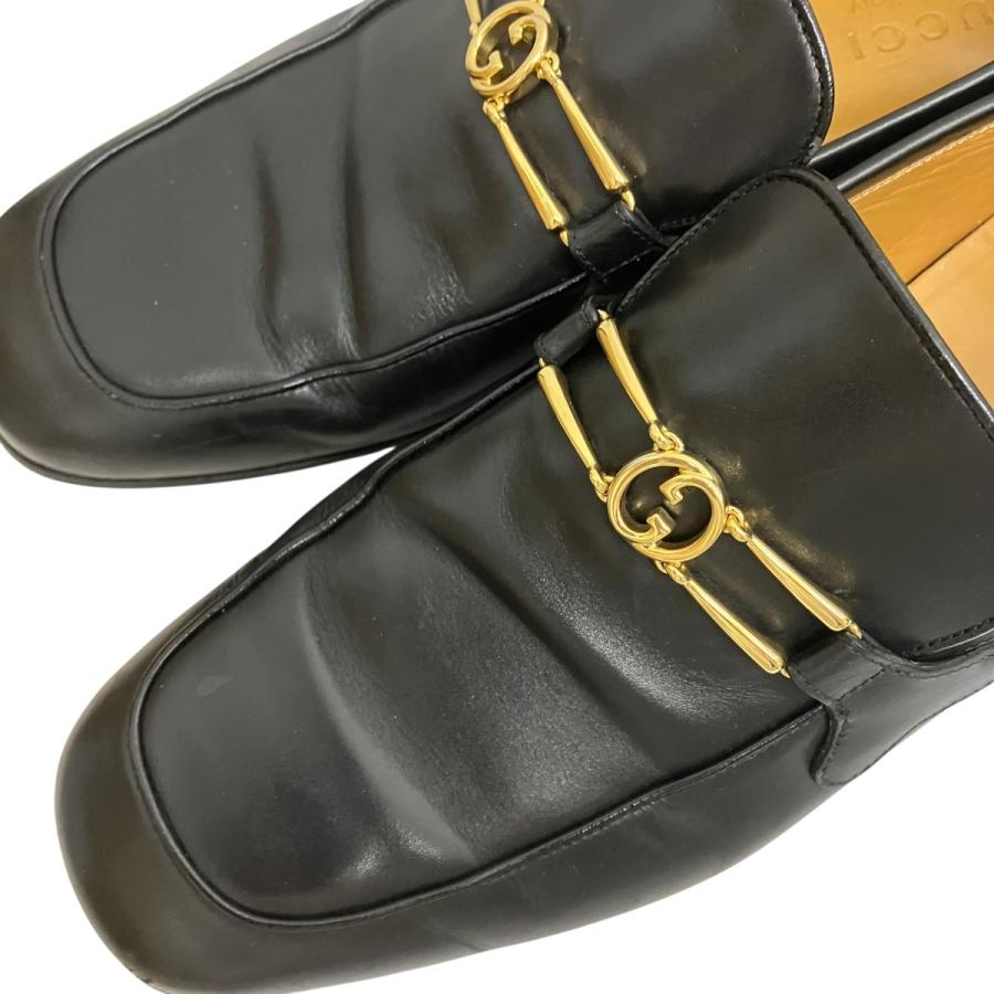 GUCCI（グッチ） ホースビットローファー 598348 ブラック サイズ：8